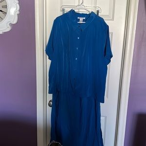Beautiful 2 piece dress. (Sundress and shirt jacket) size 28